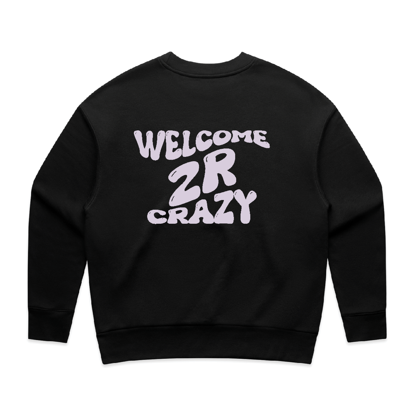 Black Relaxed Crew Welcome2RCrazy