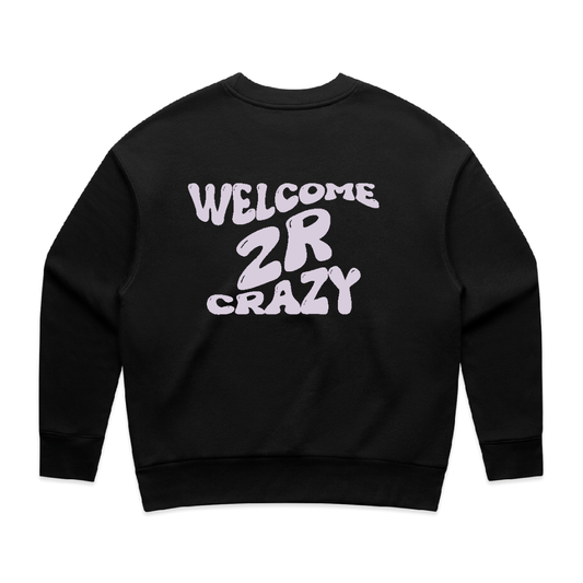 Black Relaxed Crew Welcome2RCrazy